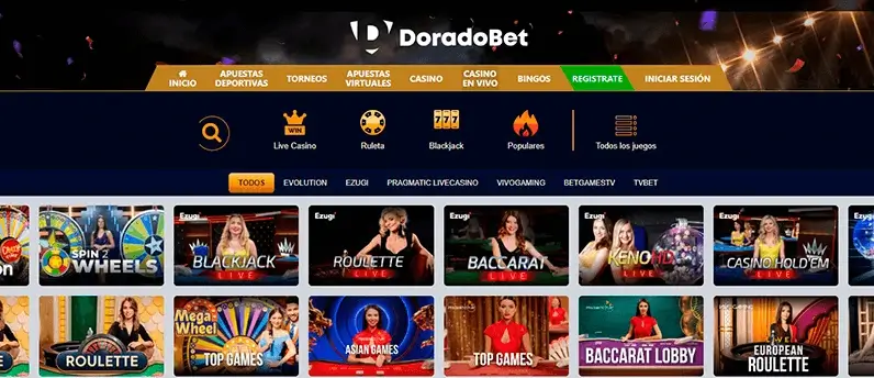 Doradobet en vivo